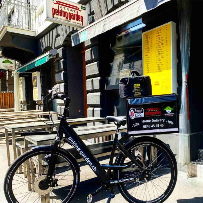 Neu: Lieferung mit E-Bikes
